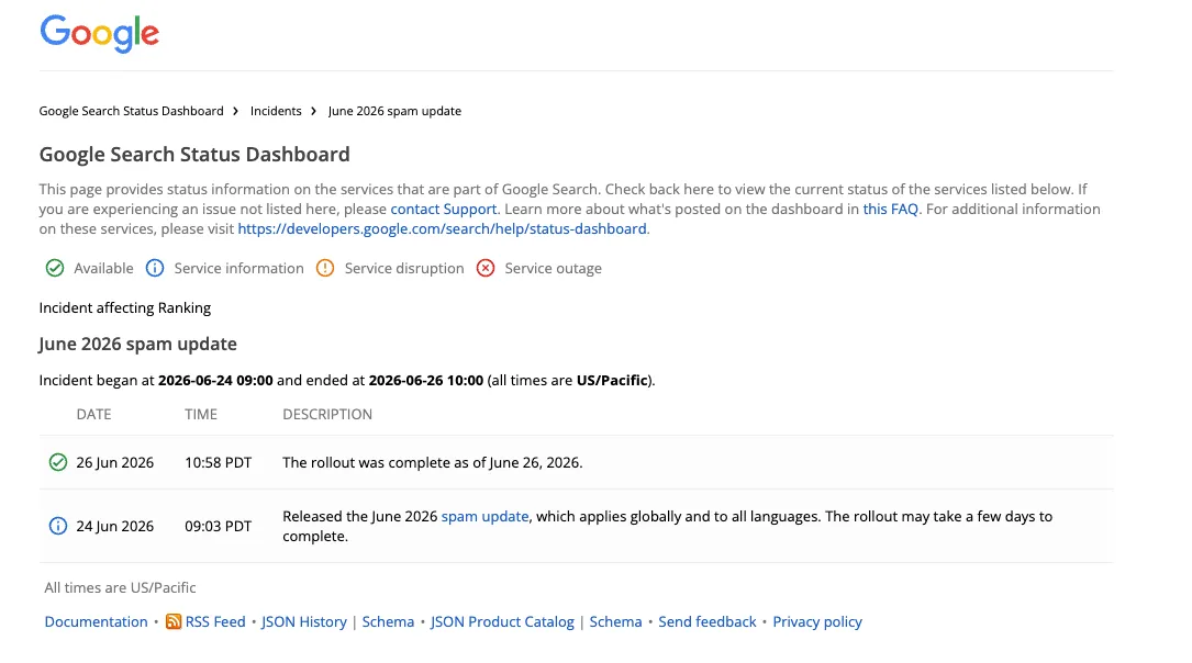 google spam update aug